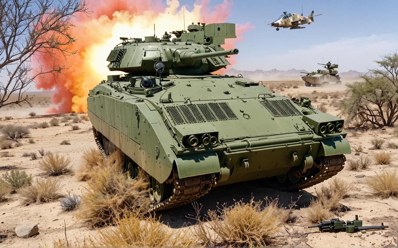 Вооружение БМП Bradley