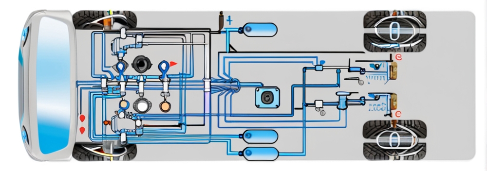 Тормозная система грузового автомобиля