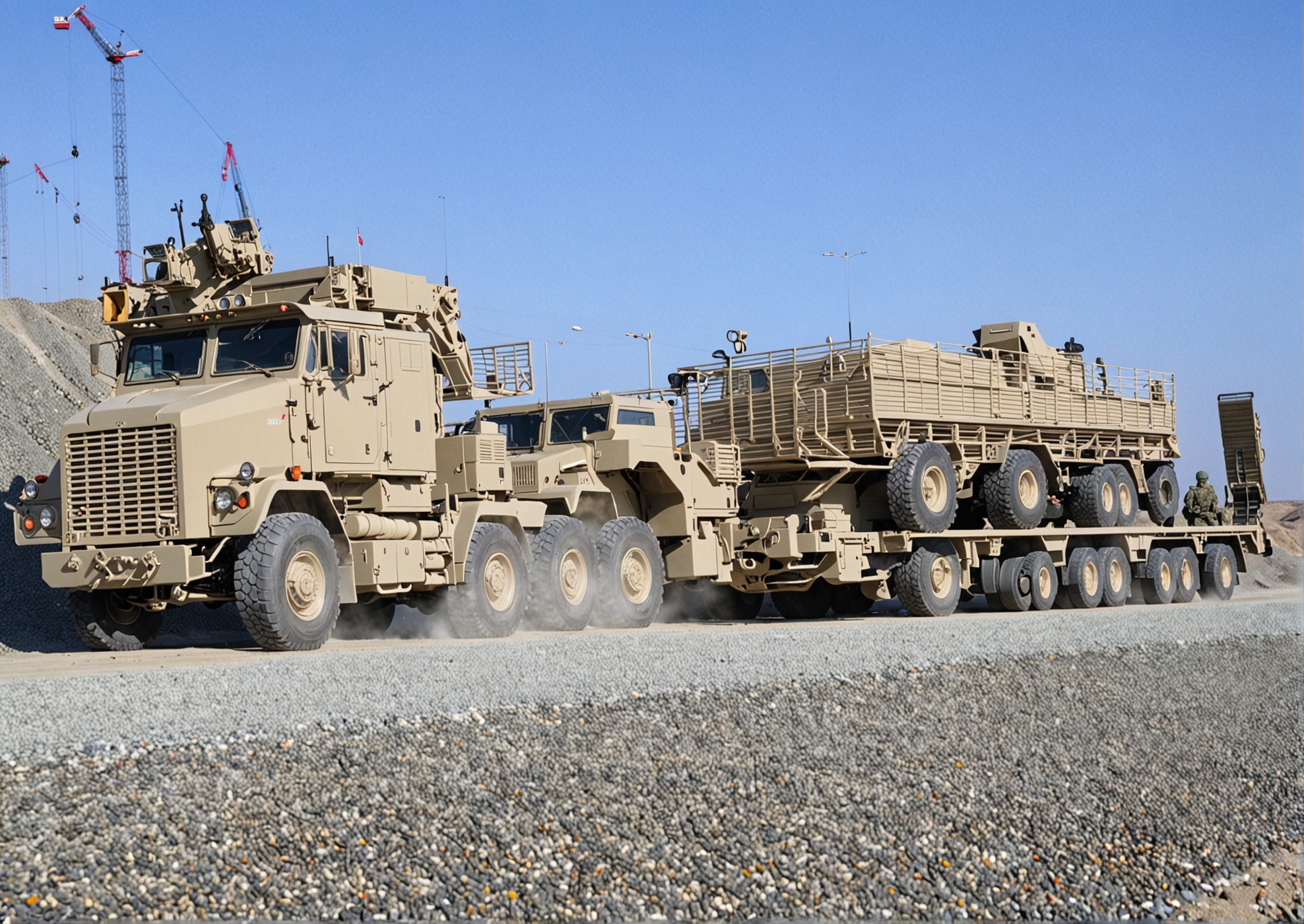 Карьерный самосвал Oshkosh M911 16x6