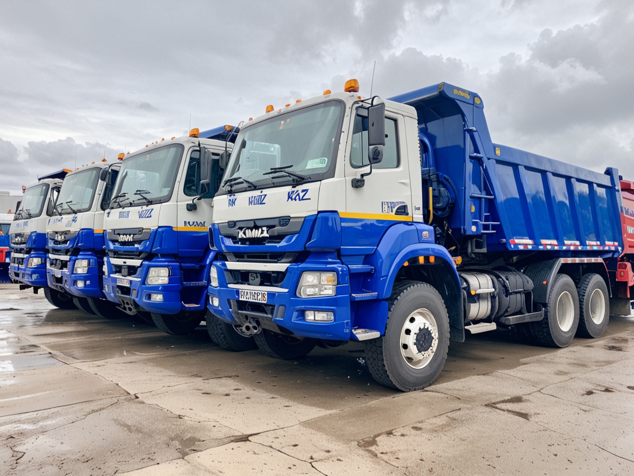 Самосвал КамАЗ-6595