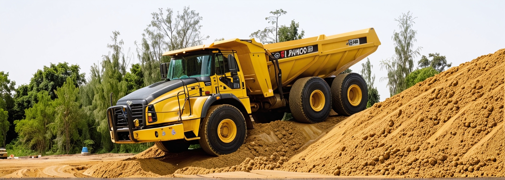 Шарнирно-сочлененный самосвал Komatsu HM400-3