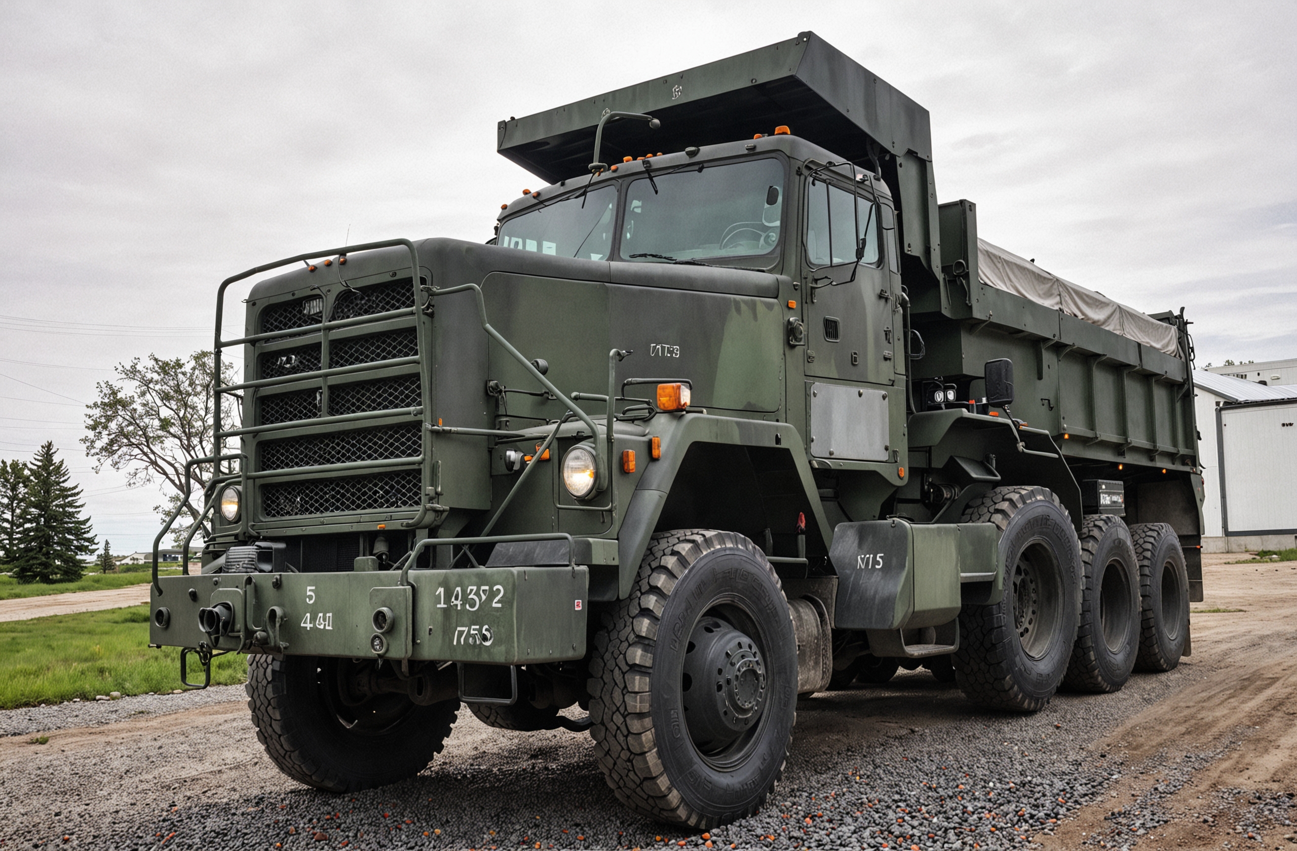 Карьерный самосвал Oshkosh M911 16x6