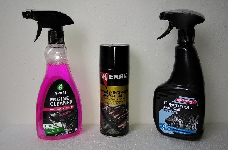 Выбор очистителя двигателя