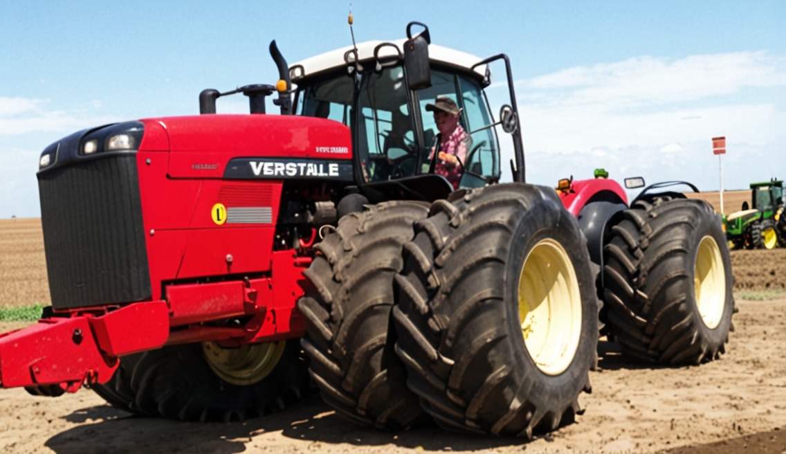 Использование тракторов Buhler Versatile