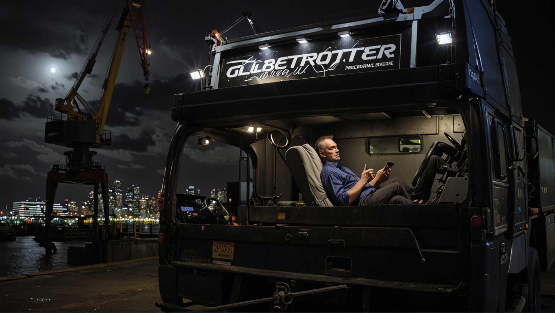 надпись Globetrotter
