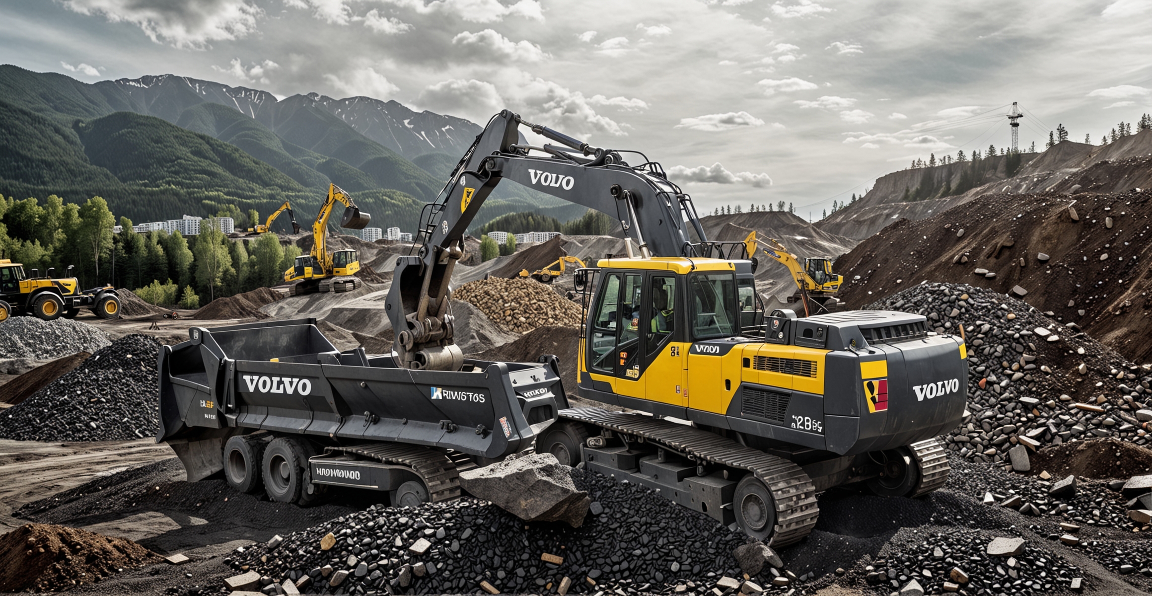 Гусеничный экскаватор Volvo EC500