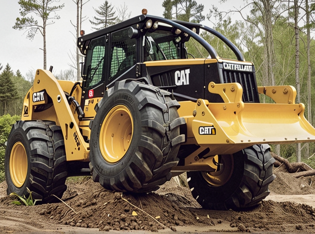 Трелевочный трактор Caterpillar 525