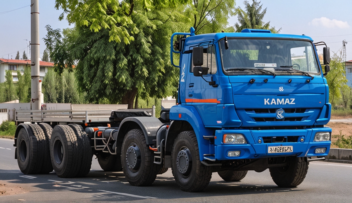 Самосвал КамАЗ-6540 четырёхосное шасси