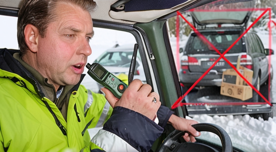 Алкозамок на грузовой автомобиль