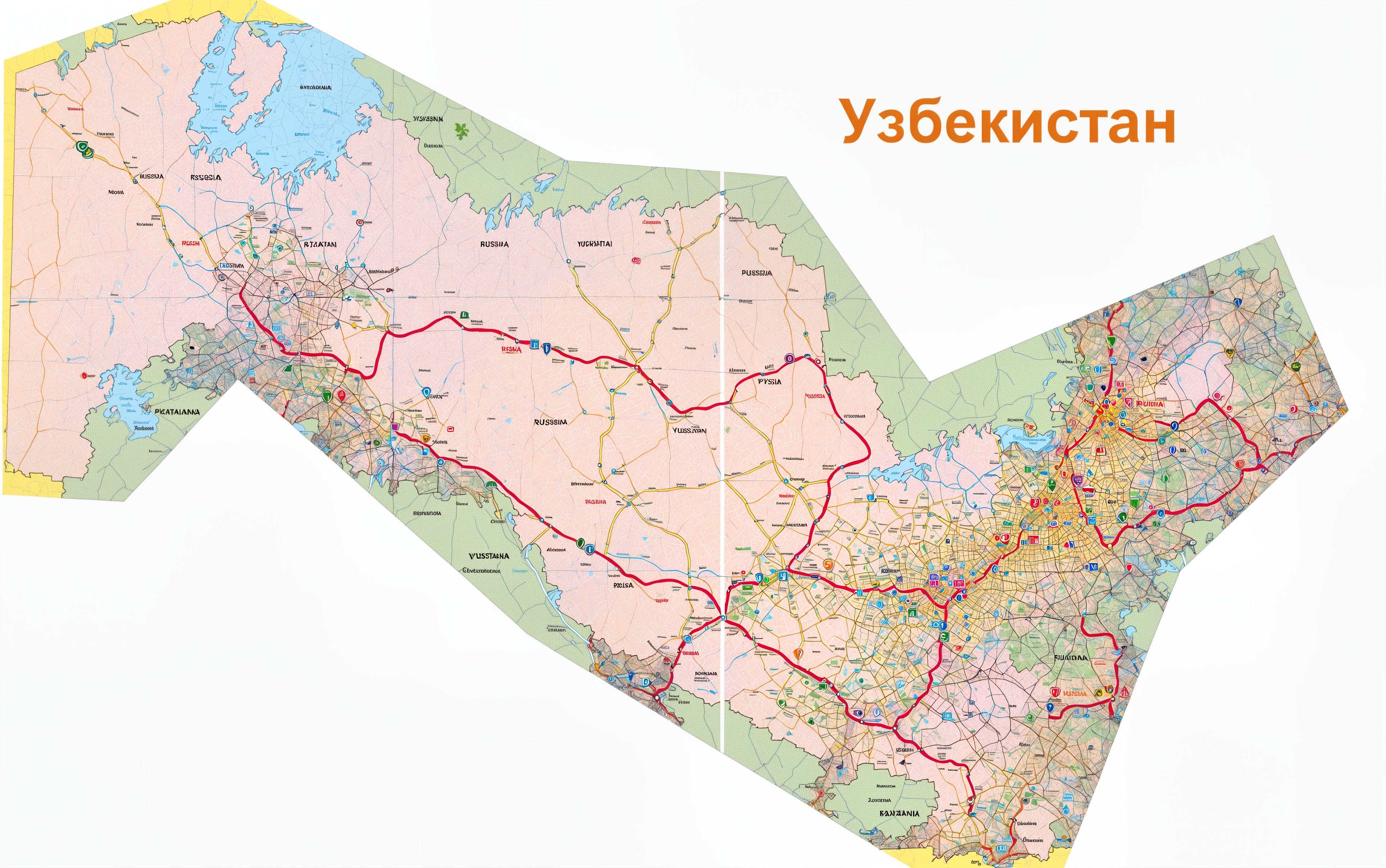 Дороги Узбекистана