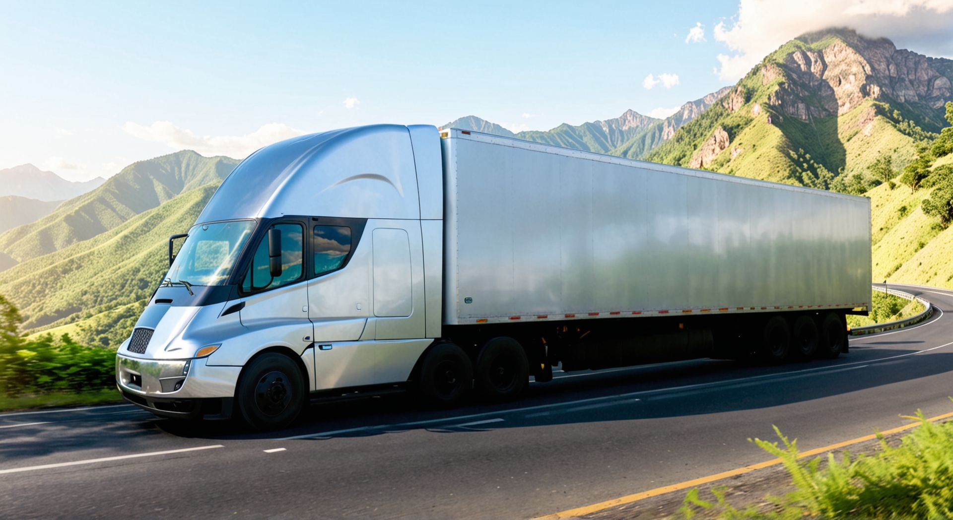 Электрический грузовик Tesla Semi