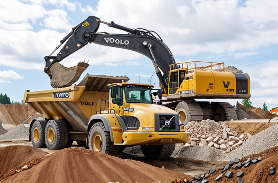 Гусеничный экскаватор Вольво EC950