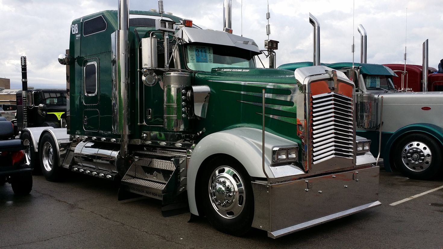 Американский тягач Kenworth T800