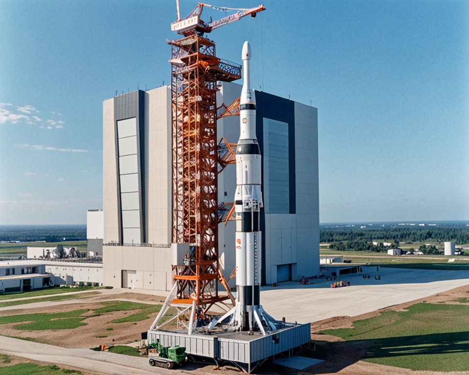 транспортировка ракеты Saturn V