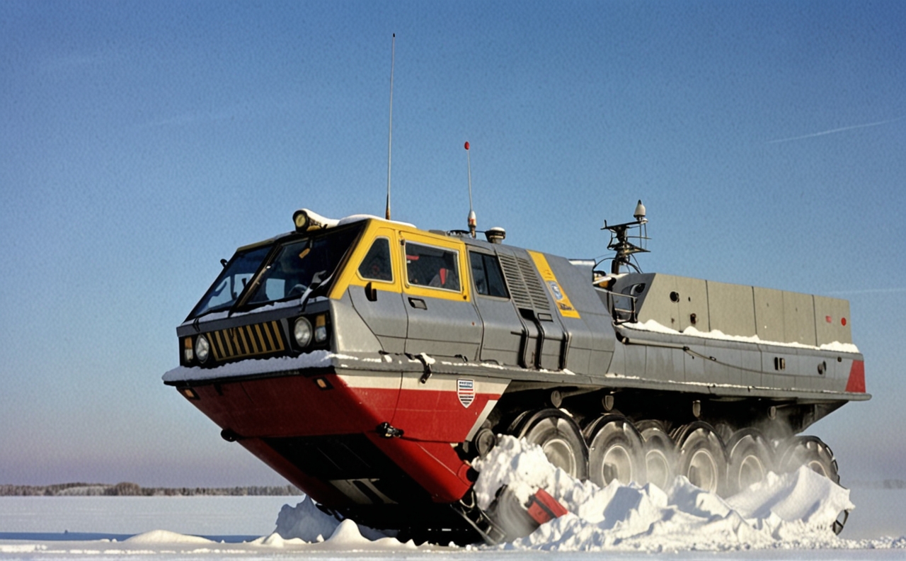 Шнековый снегоболотоход ЗИЛ-4904