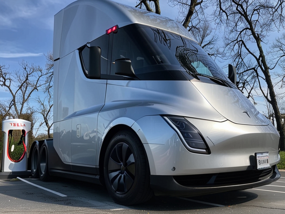 Электрический грузовик Tesla Semi