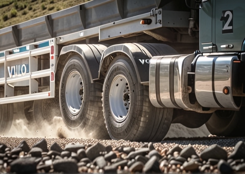 Подъемная ось у грузовика