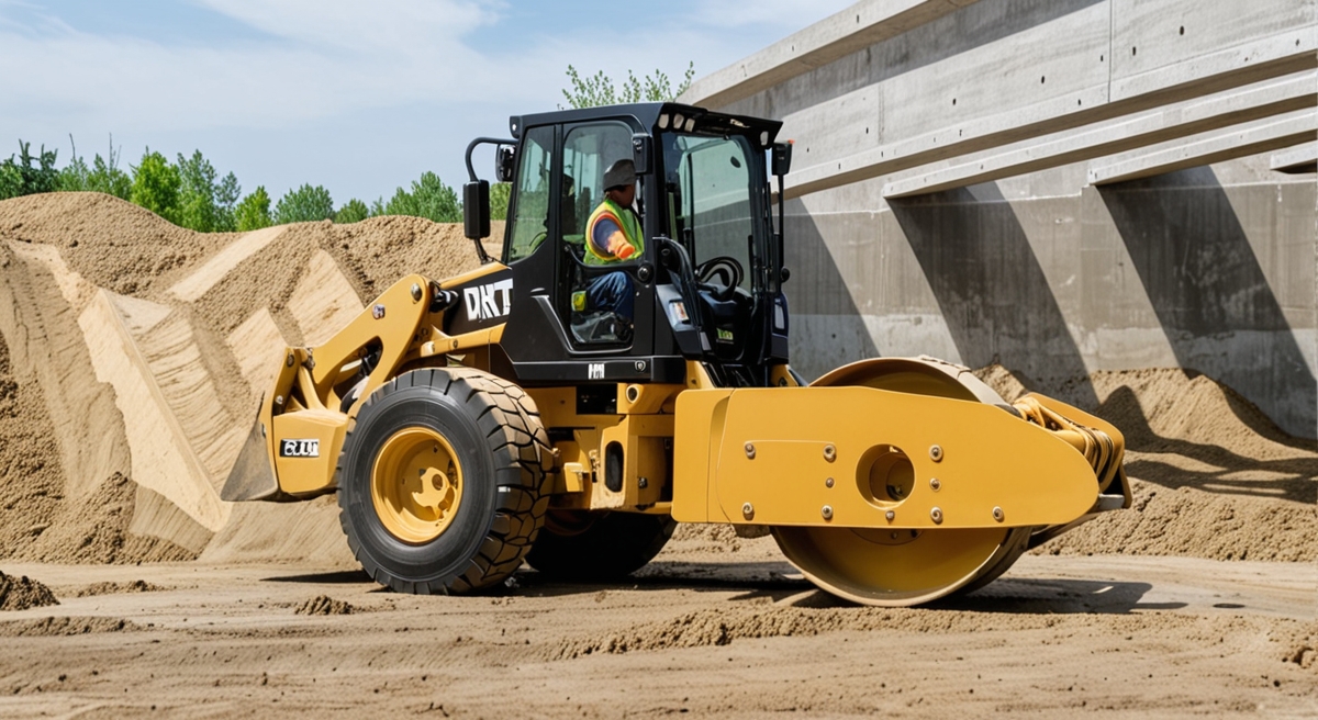 универсальный каток Caterpillar как дорожная спецтехника