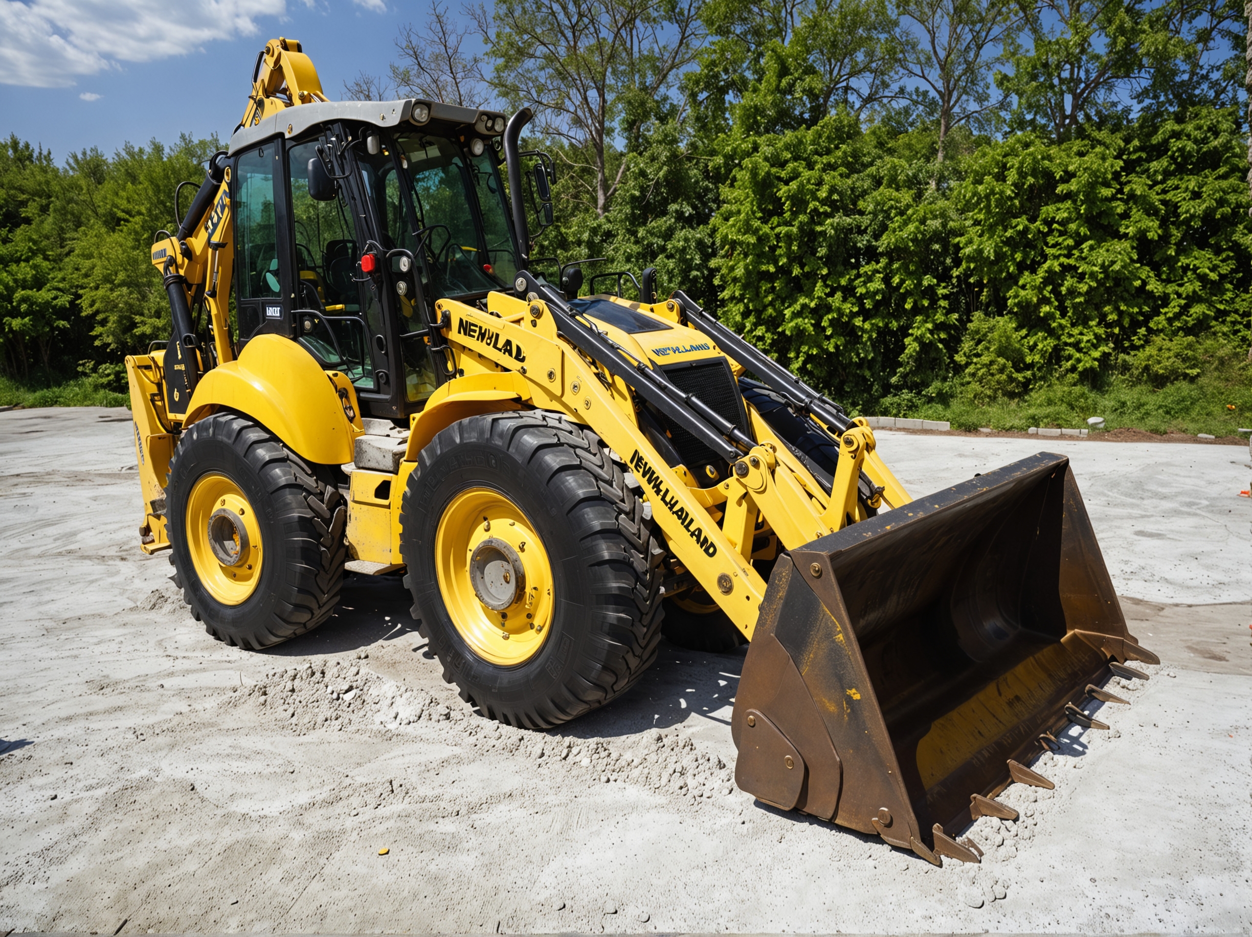 new holland и ее экскаваторы-погрузчики