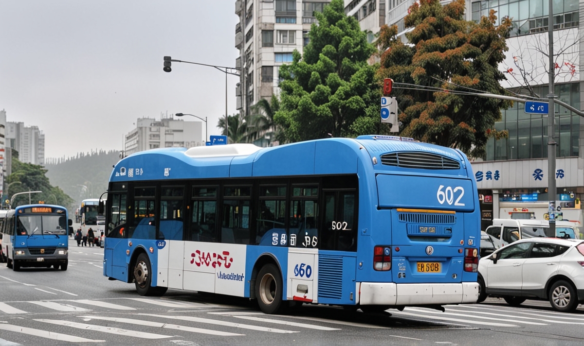 корейские автобусы