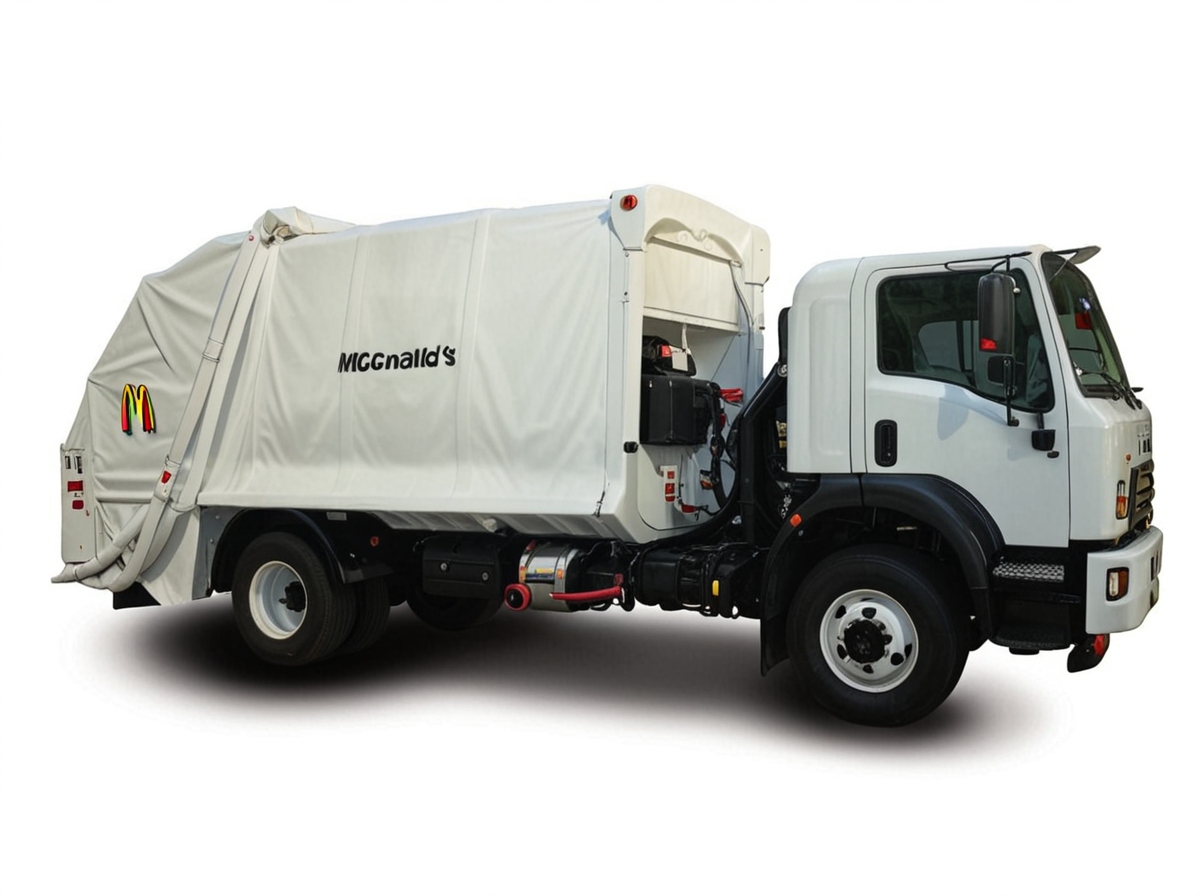 перевозка мусора грузовиком ISUZU