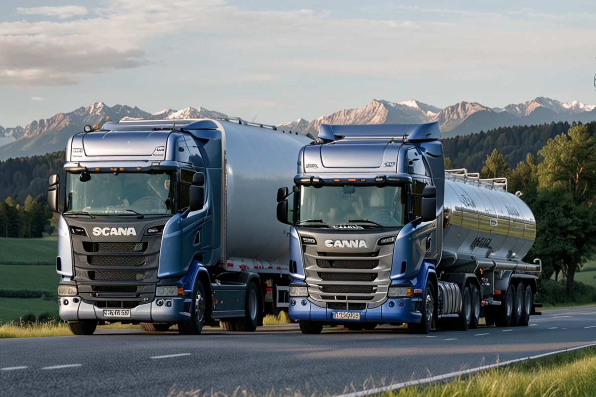 новый грузовик Scania