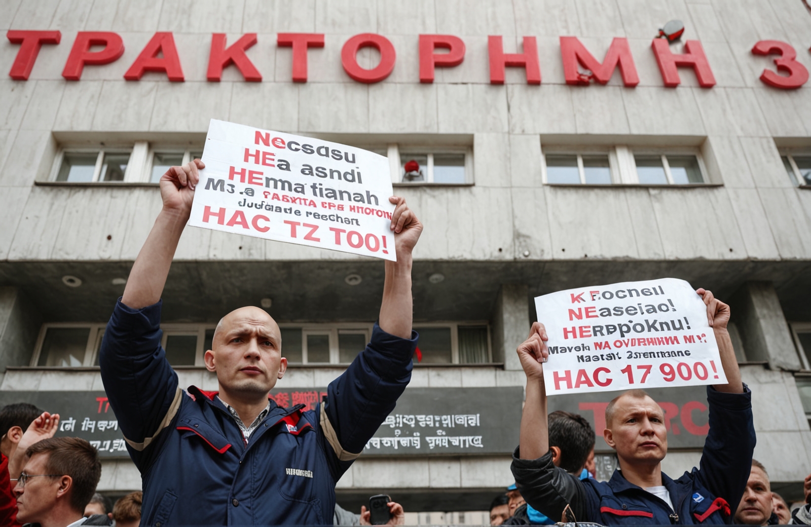 протесты на заводах белоруссии 