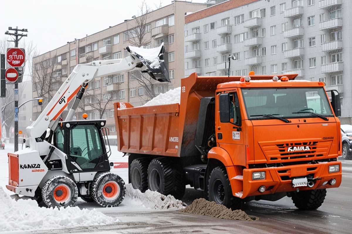уборка вывоз снега