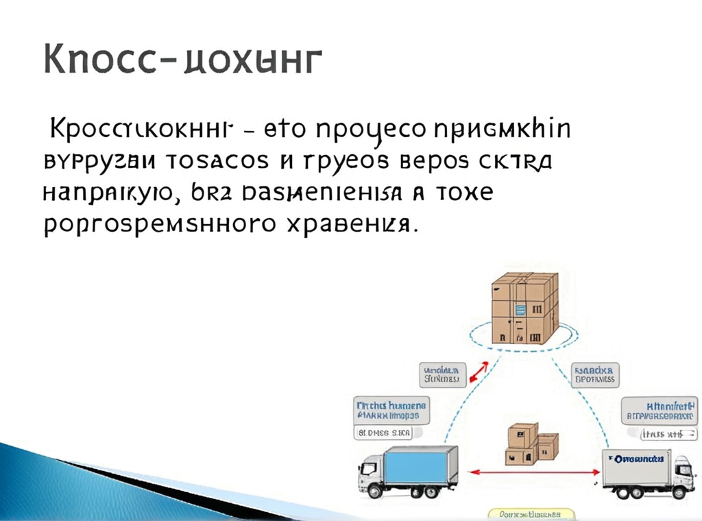 услуги кросс докинга