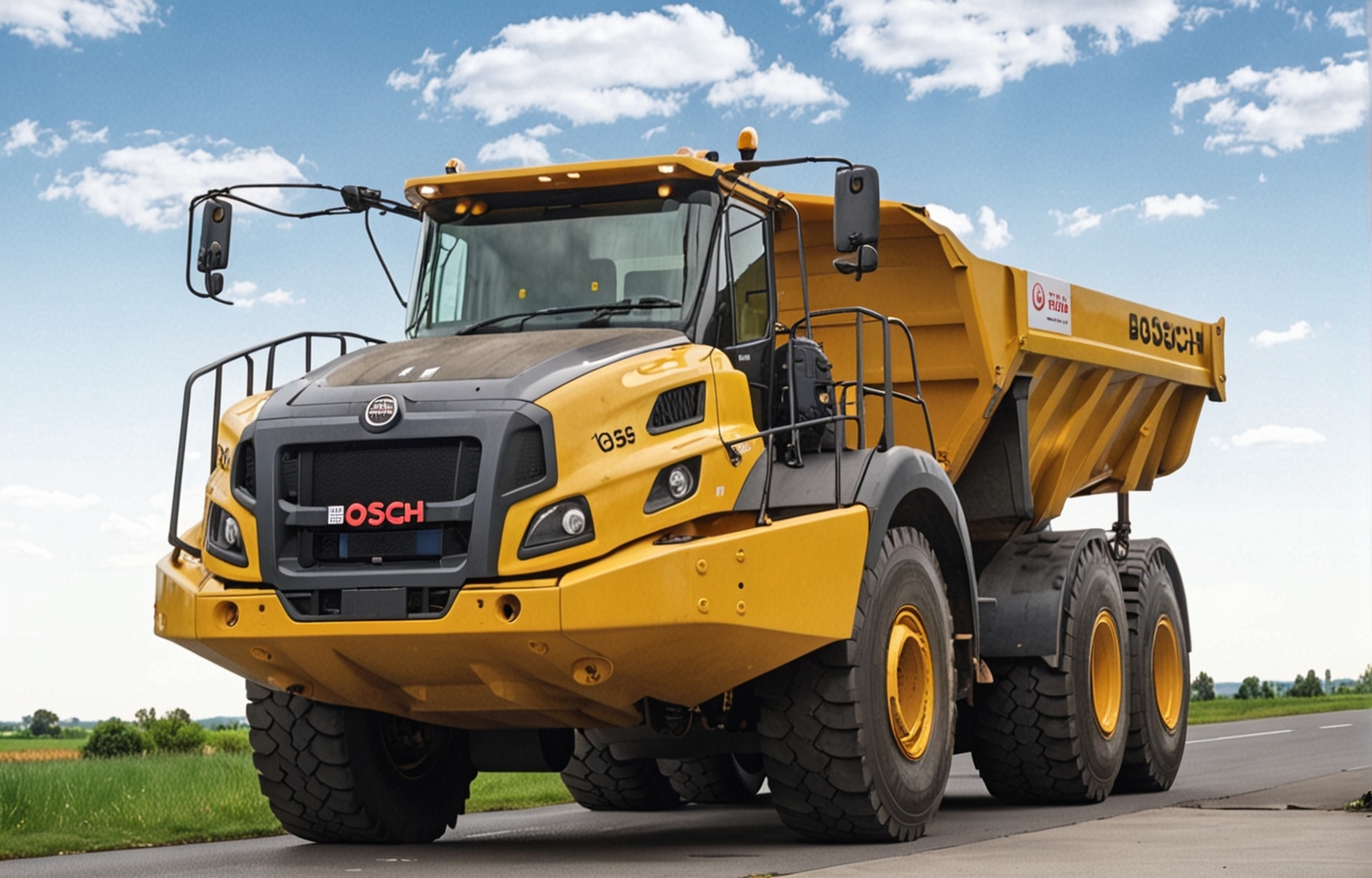 перевозка сыпучих грузов шарнирно-сочленёнными самосвалами