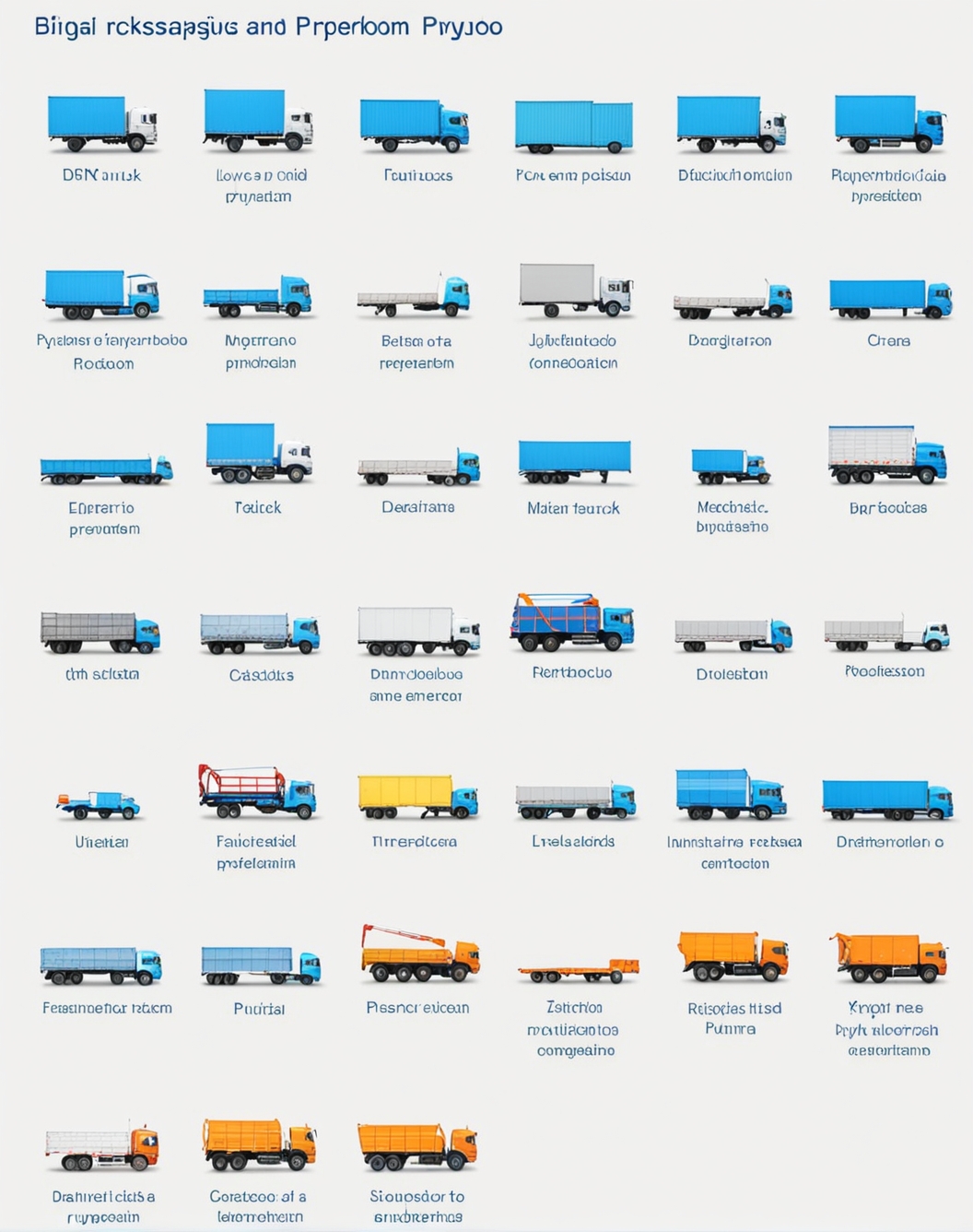 Варианты грузовик для перевозки