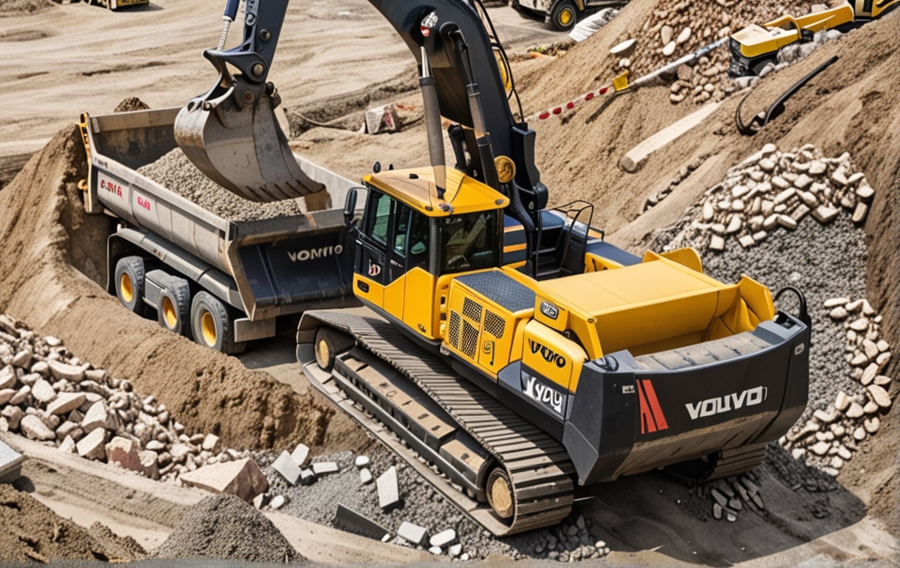 Гусеничный экскаватор Volvo EC500