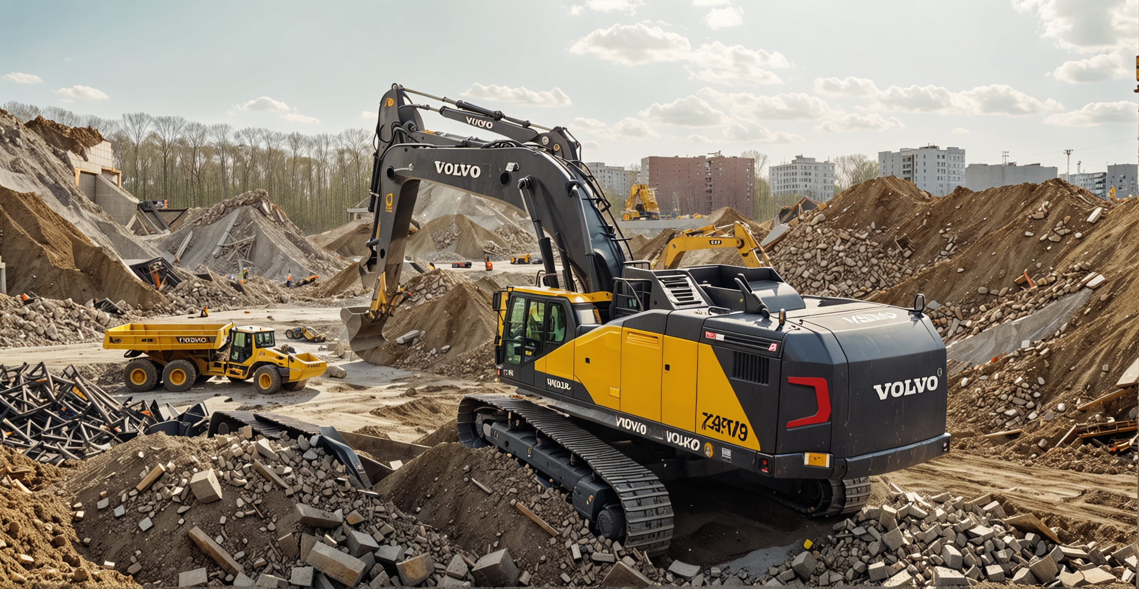 Гусеничный экскаватор Вольво EC950