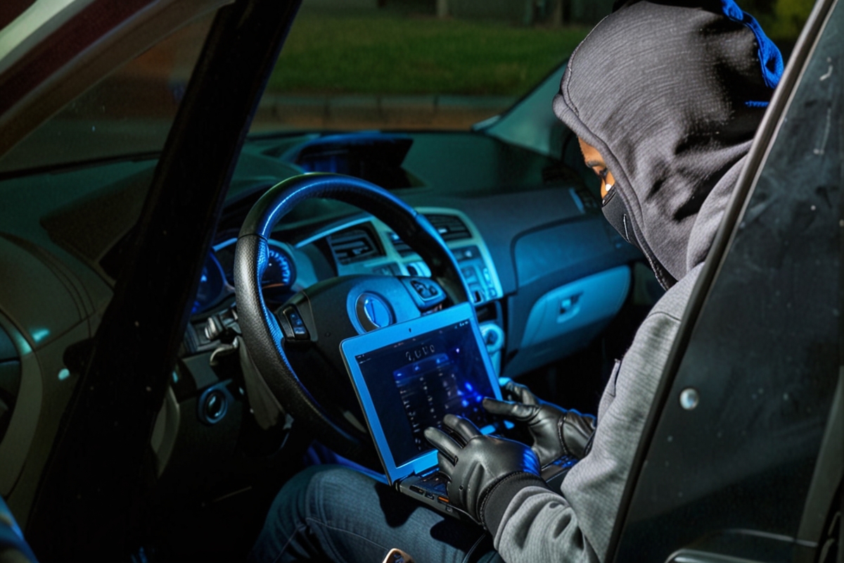 взломать автомобиль